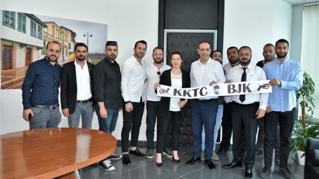 Harmancı, KKTC Beşiktaş Taraftarları Derneği'ni kabul etti