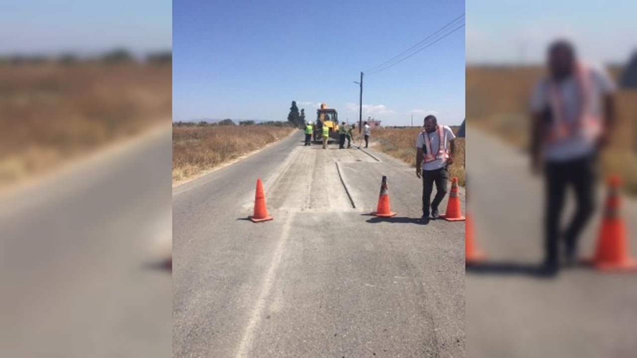 Dörtyol-Beyarmudu yolunda bakım onarım çalışmaları başladı