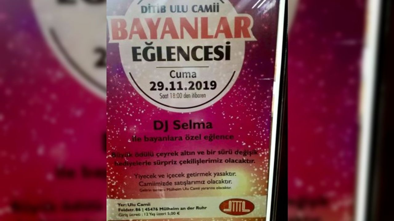 Camide DJ'li eğlence Diyanet'i karıştırdı