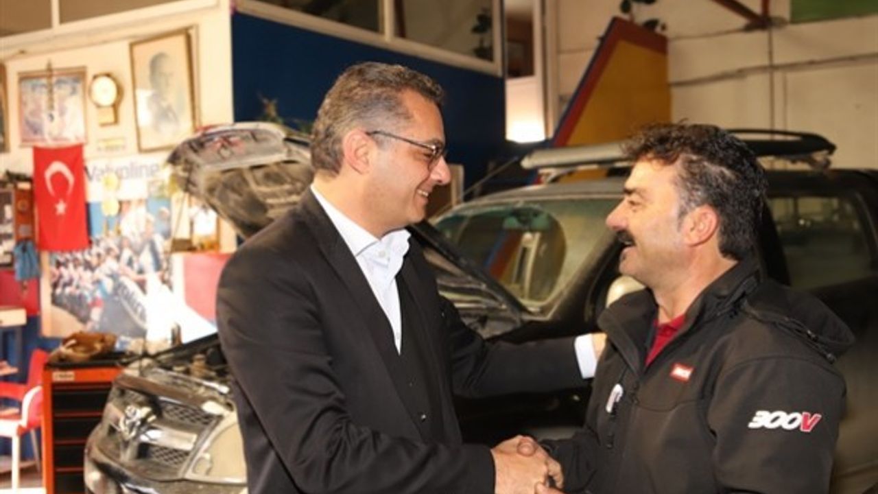 Erhürman, KIB-TEK ve Lefkoşa sanayi bölgesi’ni ziyaret etti