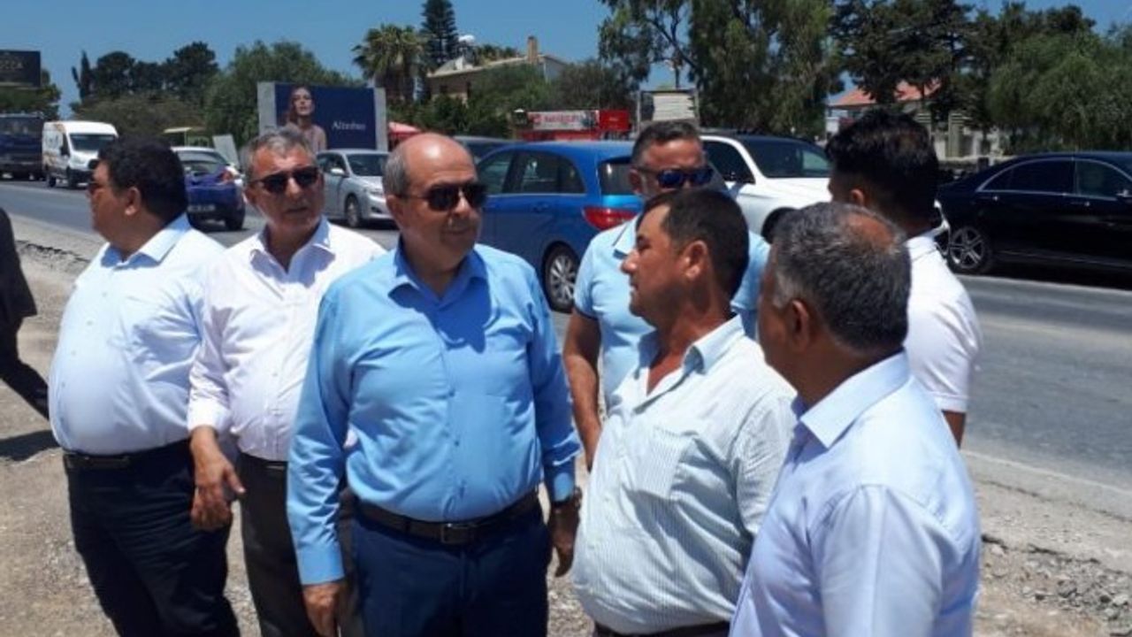 Tatar, Girne –Alsancak Yolunda incelemede bulundu