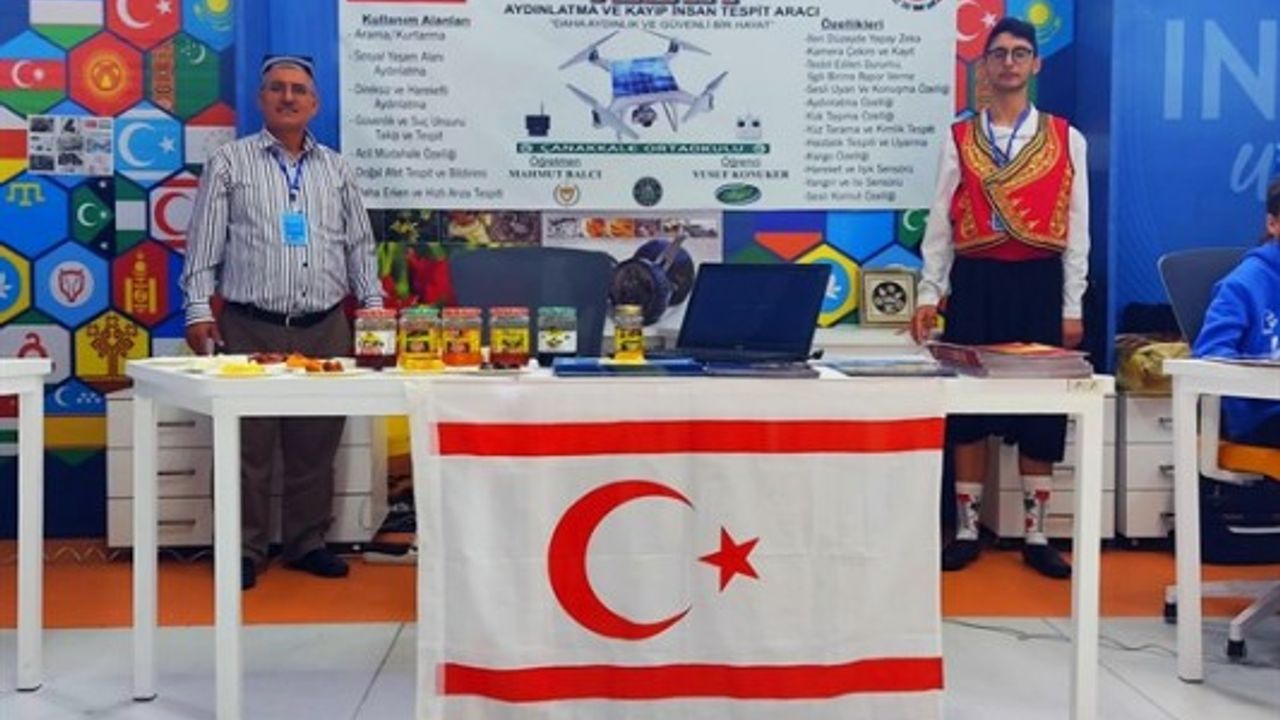 Çanakkale Ortaokulu Özbekistan’dan ödülle döndü