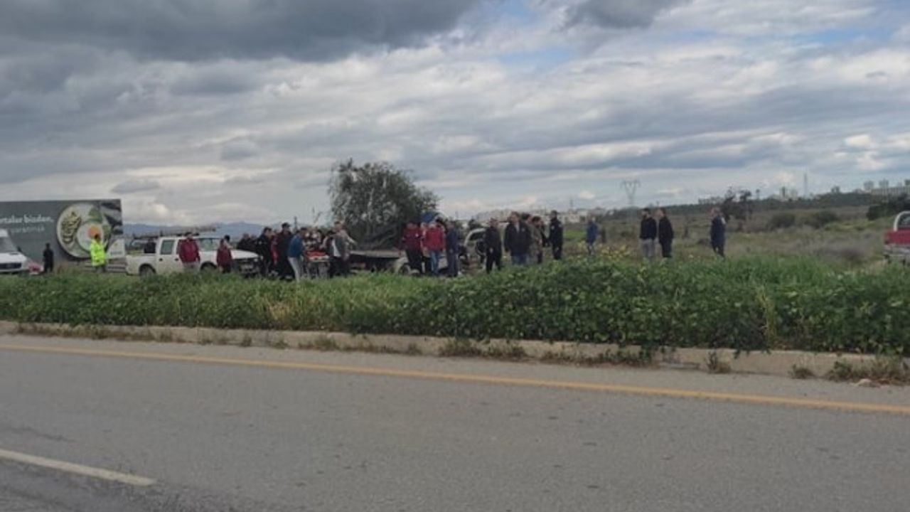 Mağusa Lefkoşa yolunda ölümlü kaza!