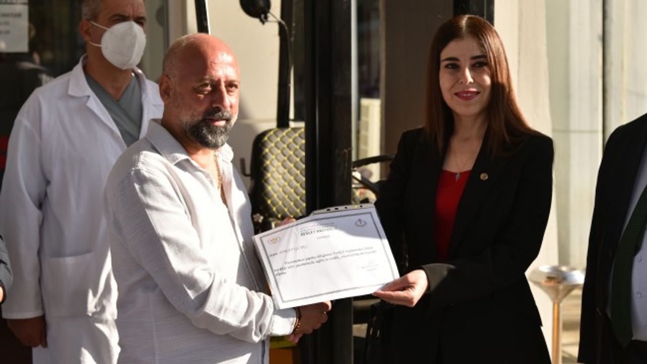 Lefkoşa Dr. Burhan Nalbantoğlu Devlet Hastanesi'ne forklift bağışı yapıldı.