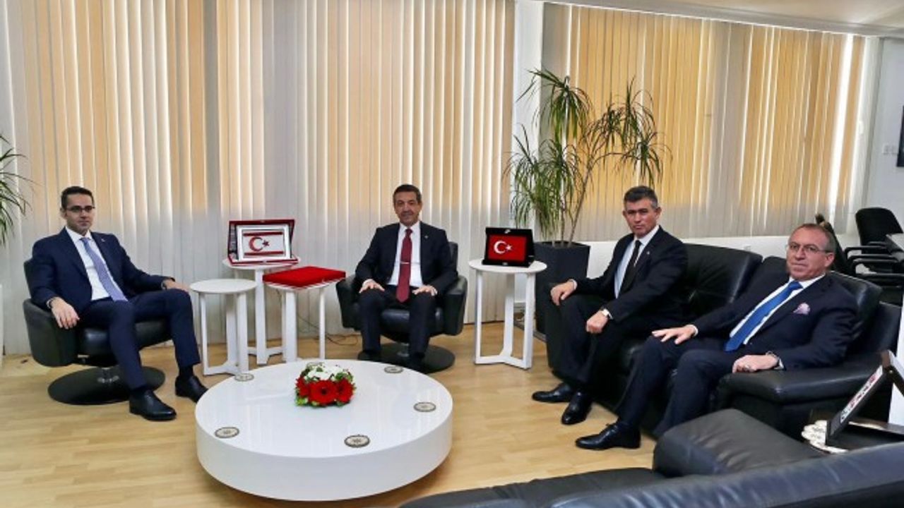 Ertuğruloğlu, Serim ve Feyzioğlu’nu kabul etti
