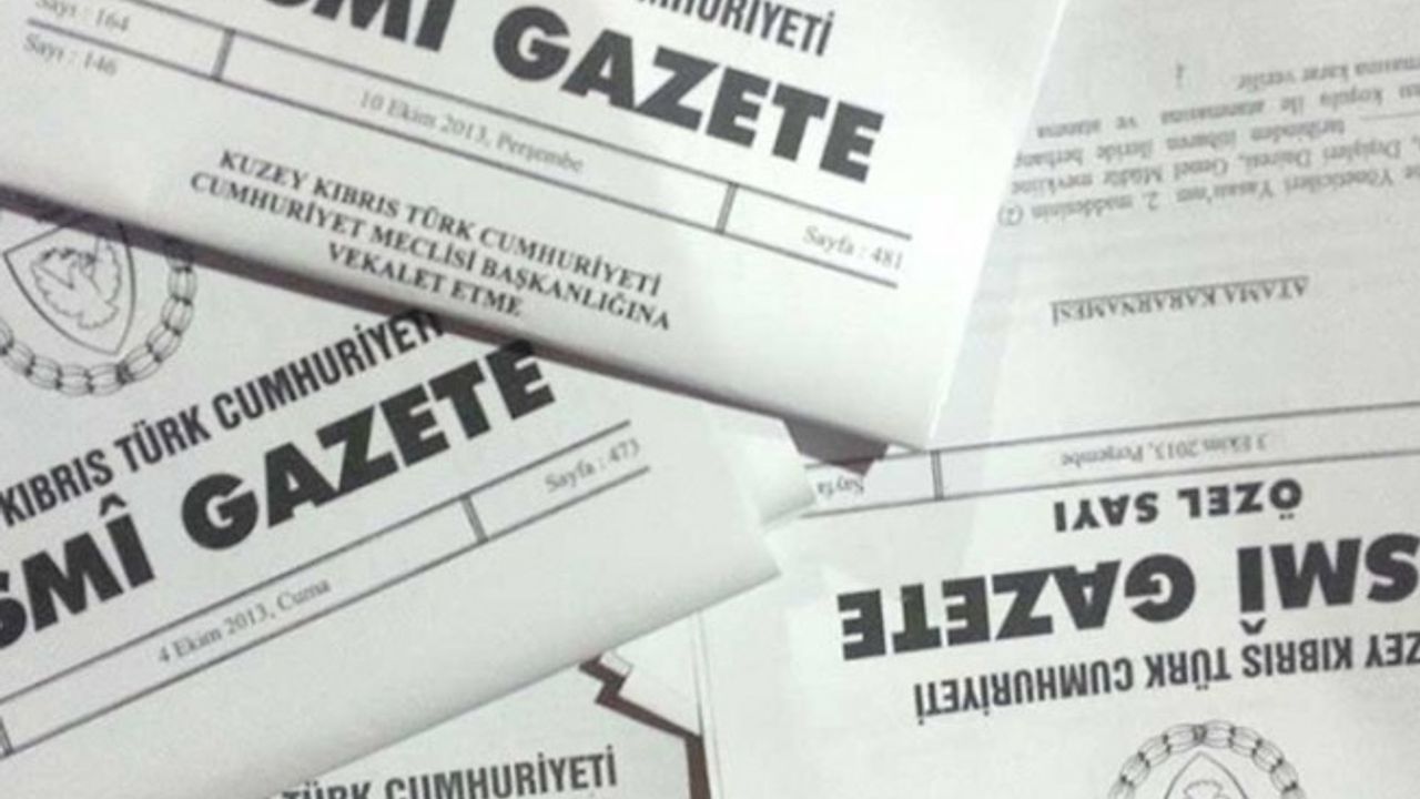 Görevden alma ve atamalar Resmi Gazete’de yayımlandı