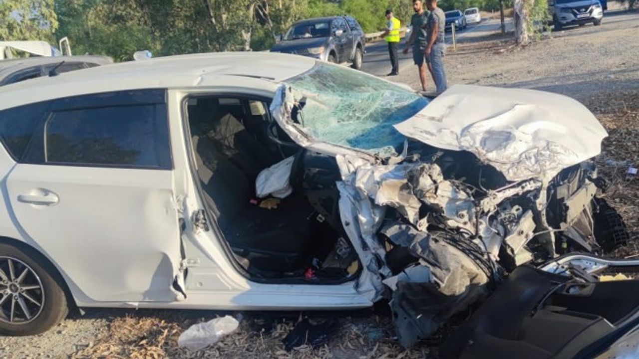 Boğazköy-Gönyeli ana yolunda kaza: 5 kişi yaralandı