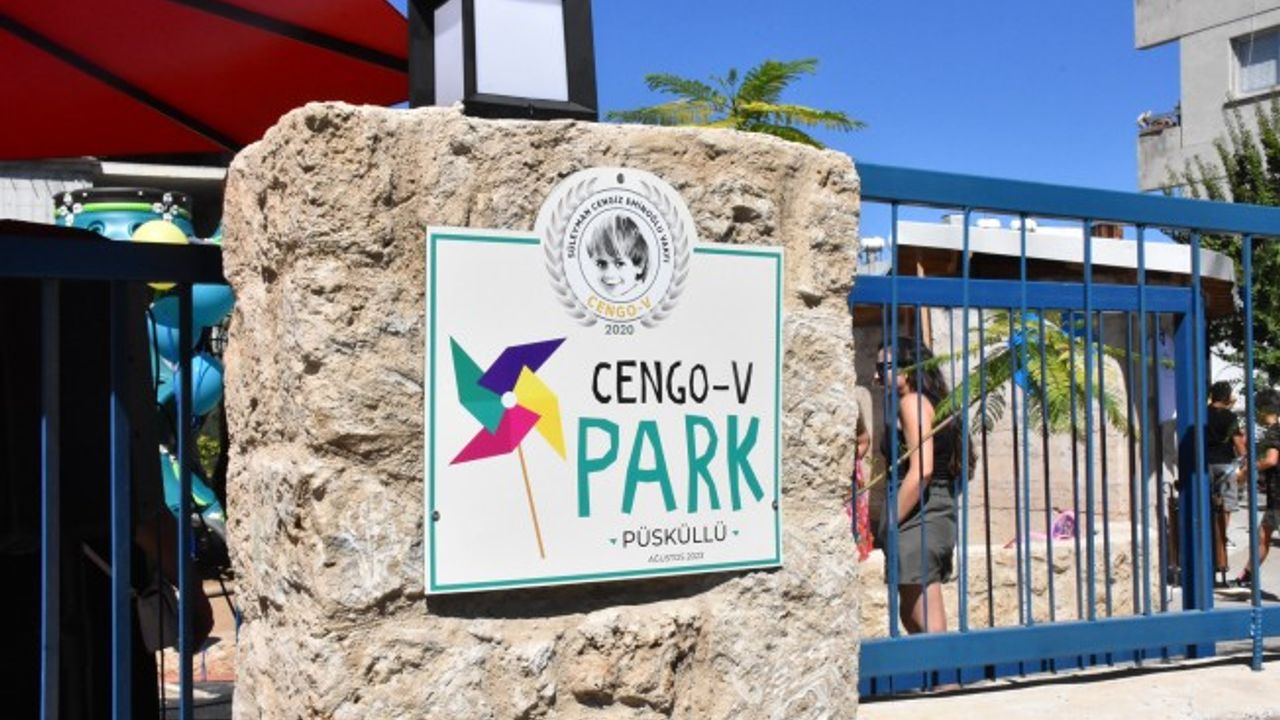 Cengo-V- Girne Püsküllü Çocuk ve Genç Parkı açıldı