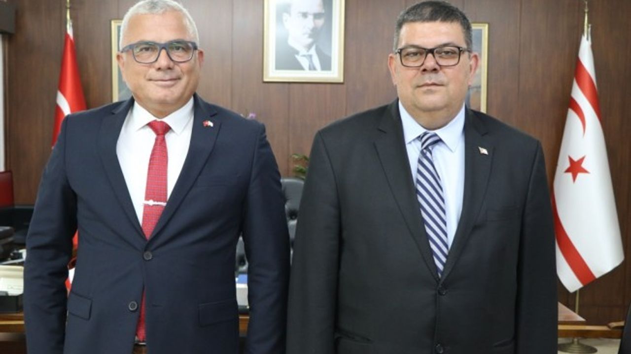 Berova, Sivil Savunma Teşkilatı Başkanı Karaca’yı kabul etti