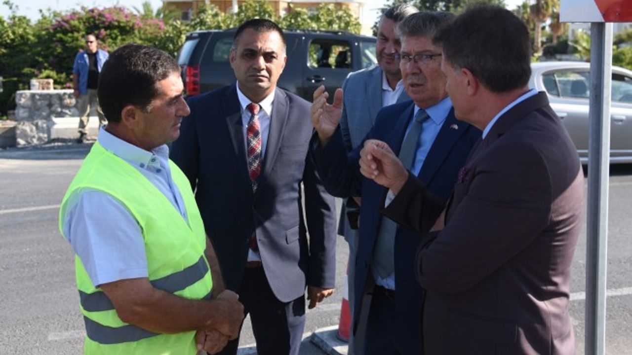 Girne-Alsancak üçüncü etap yol çalışmaları başladı