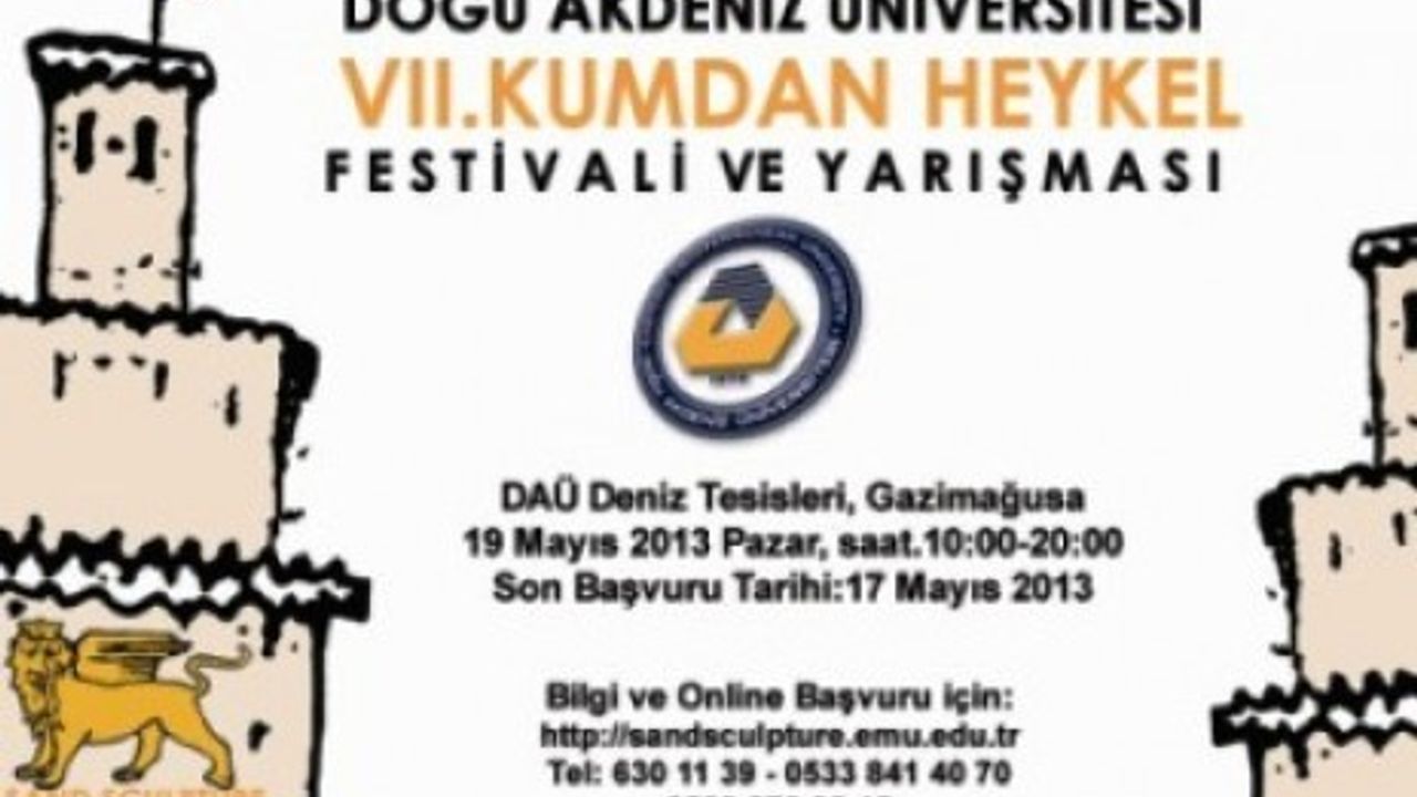 DAÜ 7’NCİ KUMDAN HEYKEL FESTİVALİ VE YARIŞMASI 19 MAYIS’TA 