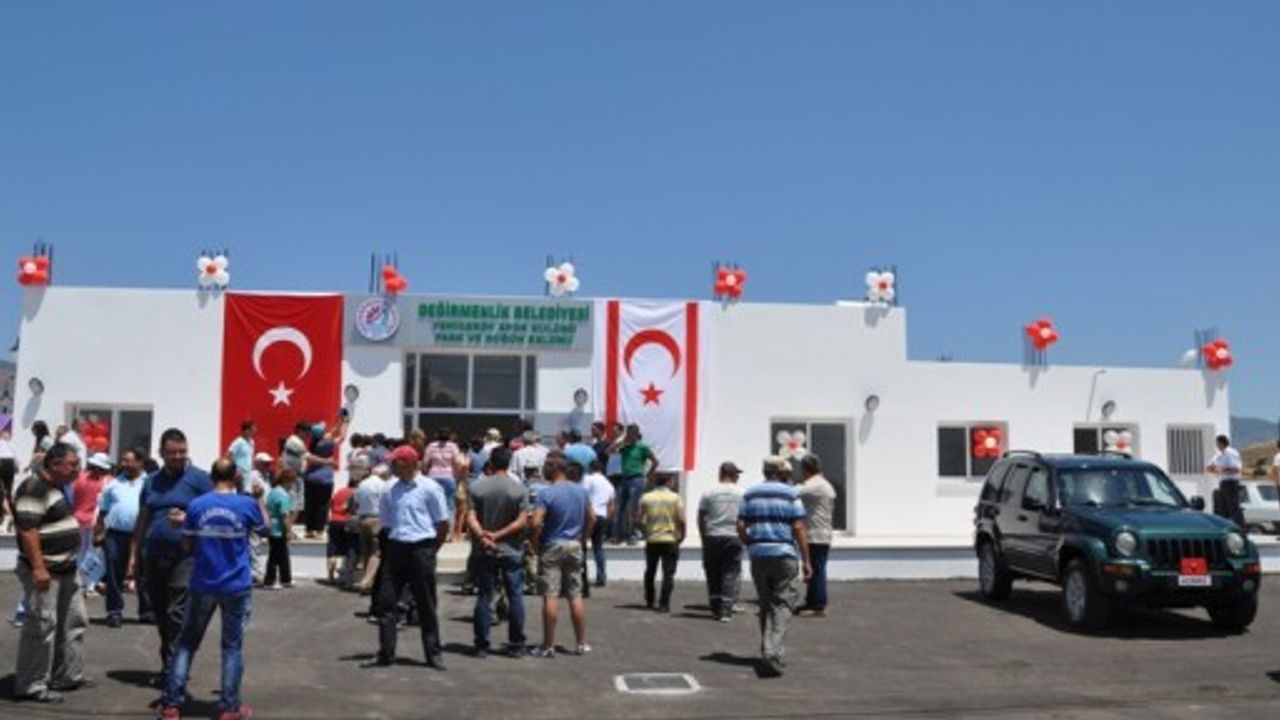 YENİCEKÖY SPOR KULÜBÜ BİNASI, DÜĞÜN SALONU VE ÇOCUK PARKI’NIN AÇILIŞI BUGÜN GERÇEKLEŞTİRİLDİ
