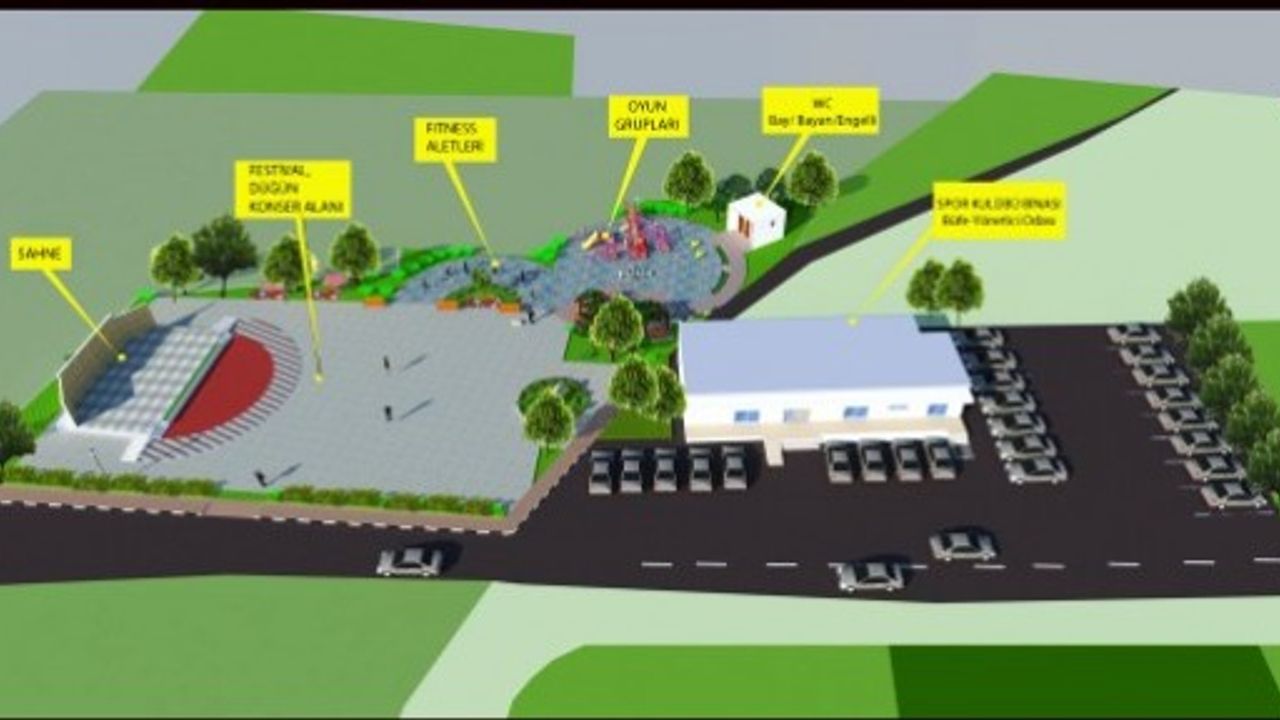 YENİCEKÖY'E SPOR KULUBÜ, DÜĞÜN SALONU VE ÇOCUK PARKI 