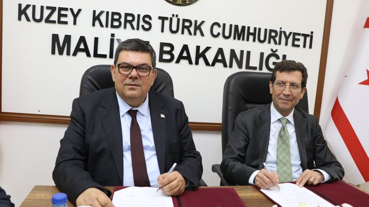 Maliye Bakanlığı ile KKTC Merkez Bankası arasında protokol imzalandı
