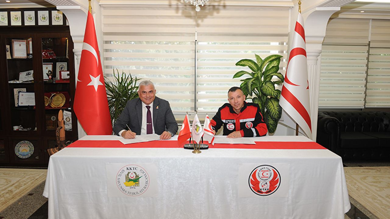 SSTB ile Kıbrıs Türk Arama Kurtarma Derneği arasında iş birliği protokolü imzalandı
