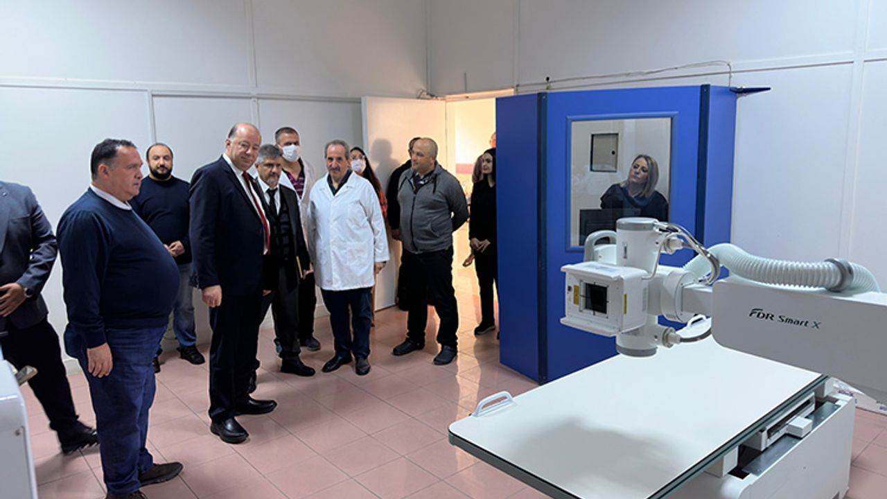 Nalbantoğlu Devlet Hastahanesi Polikliniği'nde yeni bir röntgen cihazı hizmete girdi