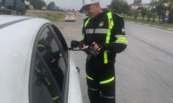 57 araç trafikten men edildi, 2 araç sürücüsü tutuklandı