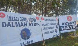EL-SEN, AKSA önünde eylem yaptı