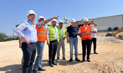 Tarım Bakanı Çavuş, Güzelyurt soğuk hava deposu inşaatını yerinde inceledi