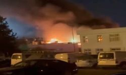 Lefkoşa’da Gümrük ve Rüsumat Dairesi’ne ait antrepoda çıkan yangın söndürüldü