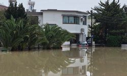 Gönyeli Barajı ve Kanlıköy göleti ile bazı dereler taştı