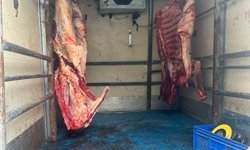 Hamitköy’de sağlıksız koşullarda, kaçak kesilen etler imha edildi