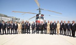 Ercan’da Yangın Söndürme Helikopteri teslim töreni yapıldı
