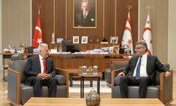 Erhürman, TDT Aksakallar Konseyi Başkanı Binali Yıldırım’ı kabul etti