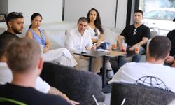 UBP LTB Başkan adayı Aktunç, gençlerle bir araya geldi