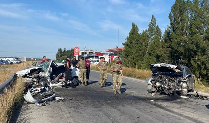 Ercan- İskele anayolunda trafik kazası: 2 ağır yaralı...