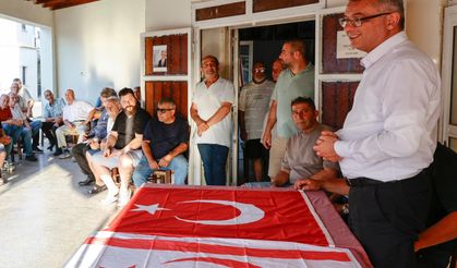 Cumhurbaşkanı Erhürman, Mesarya bölgesinde yurttaşlarla bir araya geldi