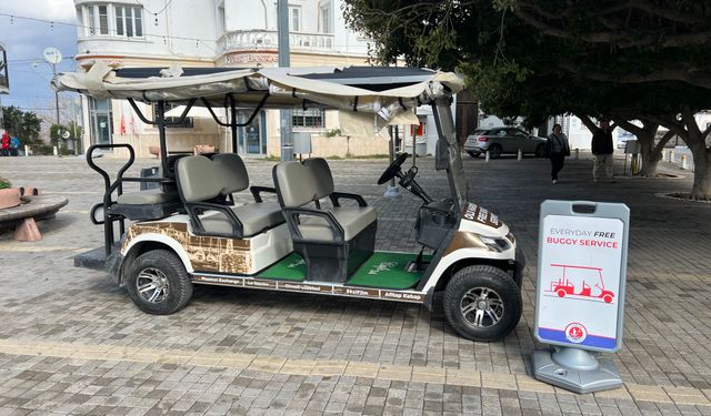 Ramadan Cemil Meydanı- Antik Liman arasında ücretsiz buggy servisi başladı