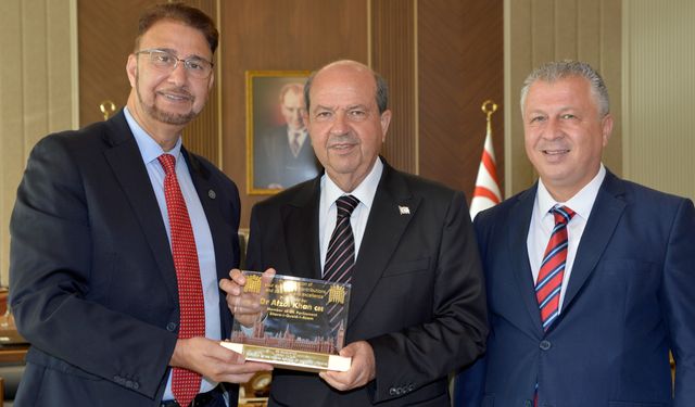 Cumhurbaşkanı Ersin Tatar, İngiltere Milletvekili Afzal Khan’ı kabul etti