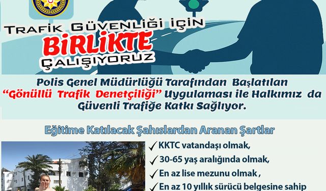PGM'den yeni uygulama: Gönüllü Trafik Denetçisi