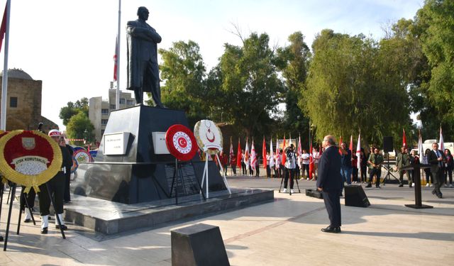 Atatürk, vefatının 87’nci yılında törenlerle anılıyor