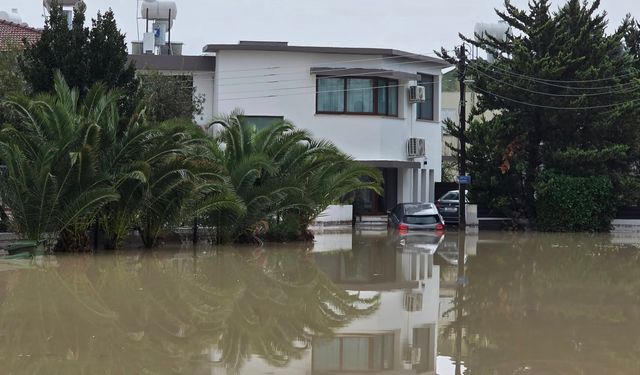 Gönyeli Barajı ve Kanlıköy göleti ile bazı dereler taştı