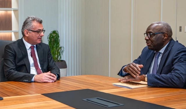 Erhürman, BM Genel Sekreteri’nin Kıbrıs Özel Temsilcisi Diagne'yi kabul etti