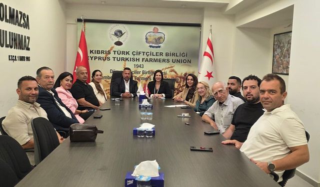 CTP Genel Başkanı İncirli, KTÇB’yi ziyaret etti