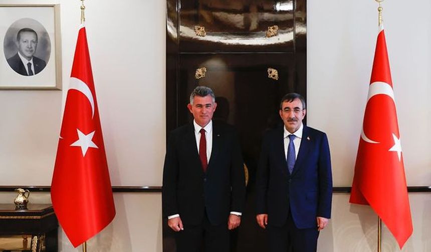 Feyzioğlu, TC Cumhurbaşkanı Yardımcısı Yılmaz tarafından kabul edildi