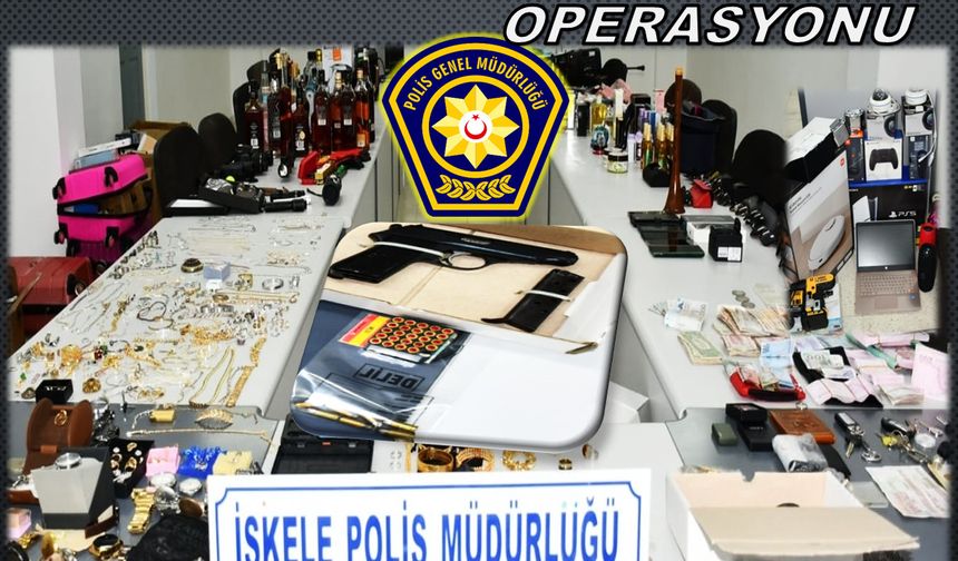 İskele'de polis operasyonu…