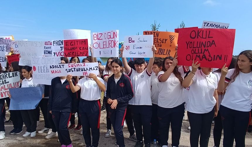 Erenköy Lisesi’nde eylem...