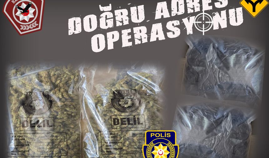 Gazimağusa’daki Doğru Adres Operasyonu’nda 850 gram uyuşturucu ele geçirildi