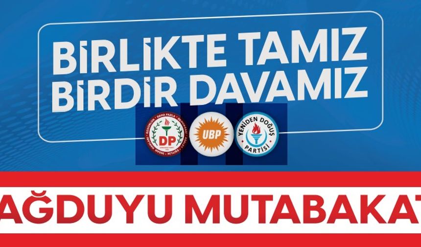 UBP, DP ve YDP’den "Sağduyu Mutabakatı" etkinliği…