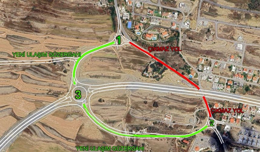 Karayolları Dairesi'den Lefkoşa Kuzey Çevre yolu duyurusu
