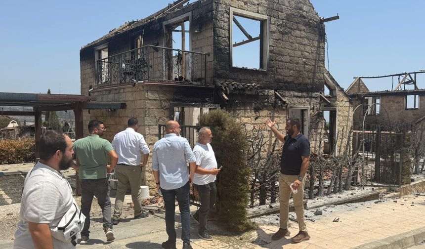 İnşaat Mühendisleri Odası’ndan Güney Kıbrıs İnşaat Mühendisleri Birliği’ne taziye ziyareti