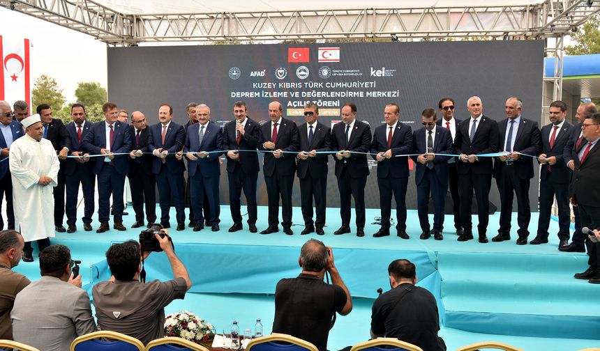 KKTC Deprem İzleme Merkezi açıldı