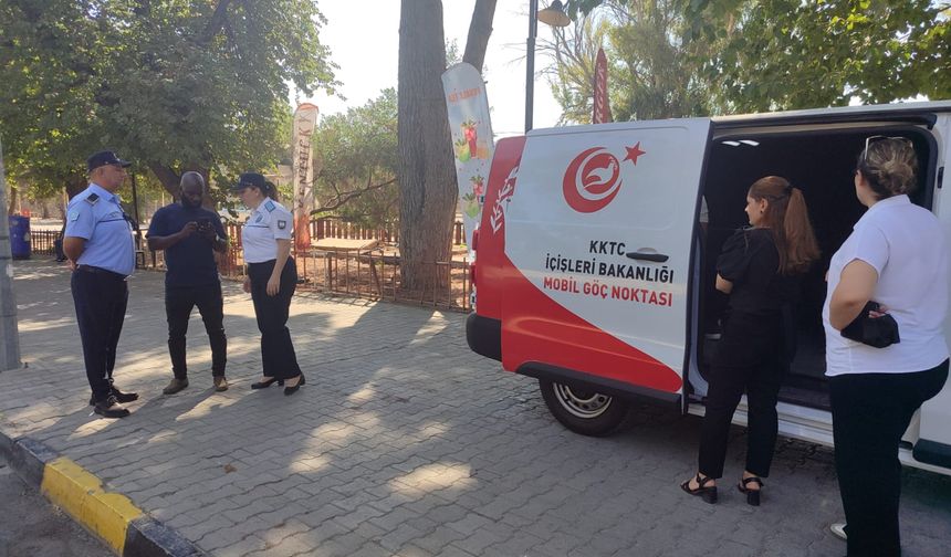Mobil denetim araçları ile 6 ilçede eş zamanlı kaçak denetimi yapıldı