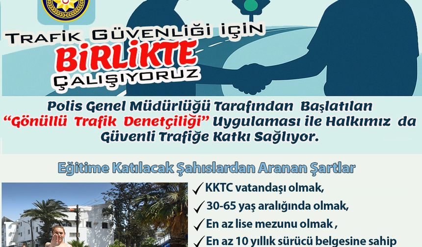 PGM'den yeni uygulama: Gönüllü Trafik Denetçisi