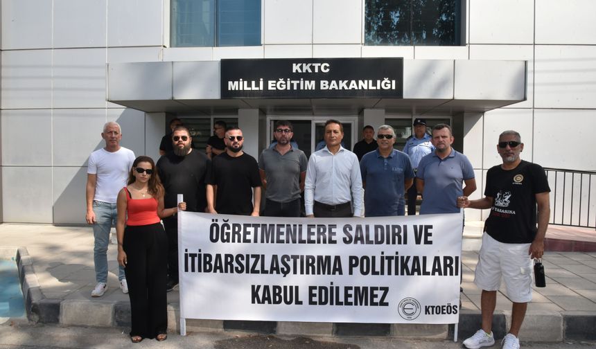 KTOEÖS hizmet içi eğitimde yaşanan olayı protesto etti