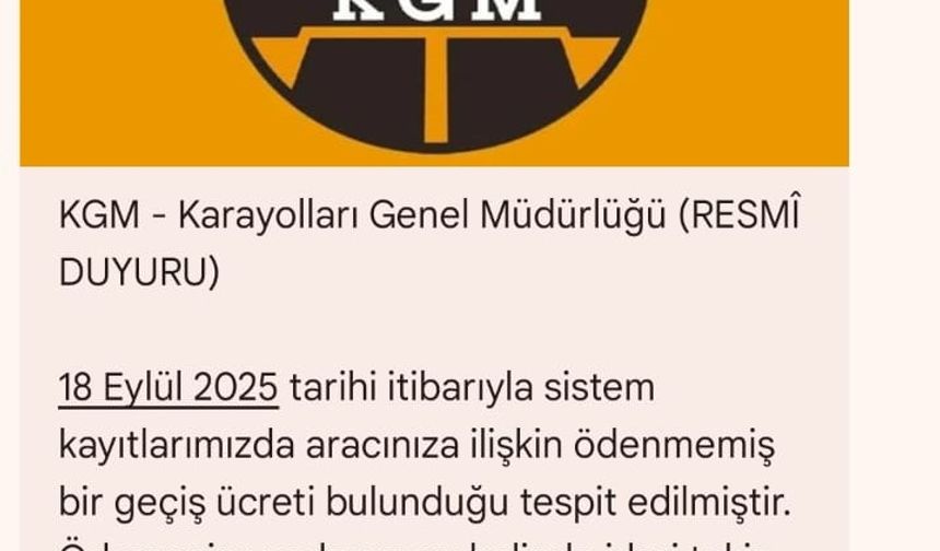 Bayındırlık ve Ulaştırma Bakanlığı’ndan dolandırıcılık amaçlı mesajlara karşı uyarı